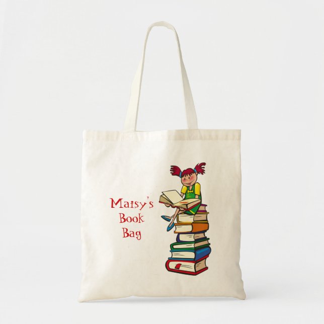 Bolso De Tela Chica en los libros (Frente)