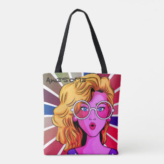 Bolso De Tela Chica en retro look Personalizado