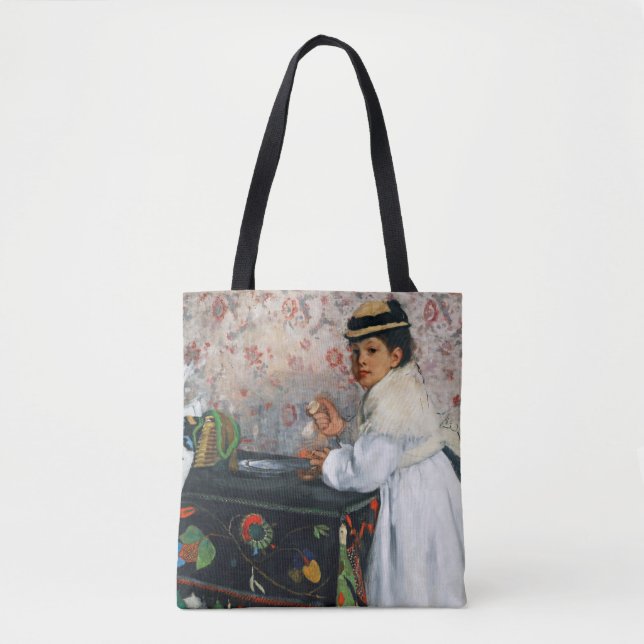 Bolso De Tela Chica en un Gorra, Edgar Degas (Anverso)