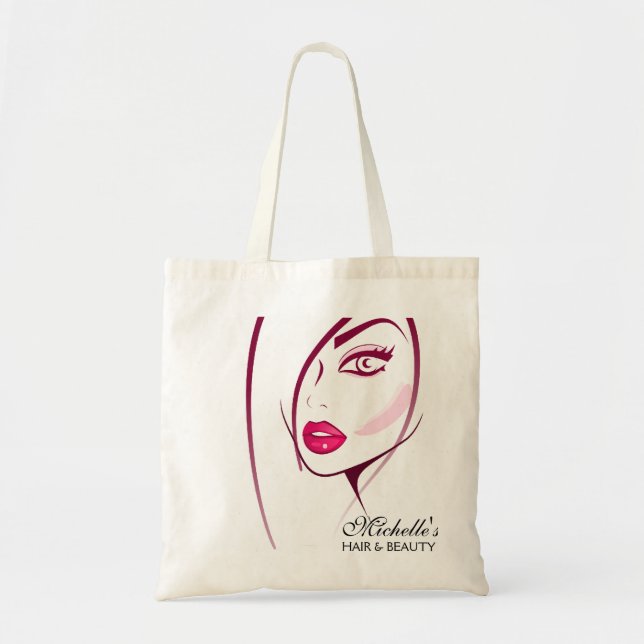 Bolso De Tela Chica Face Beautician Make-up (Frente)