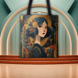 Bolso De Tela Chica Flapper Art Deco de los años 20