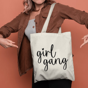 Bolso De Tela Chica Gang Cute Chica Moderno