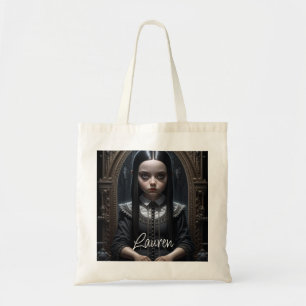 Bolso De Tela Chica gótica personalizada Arte de IA inquietante