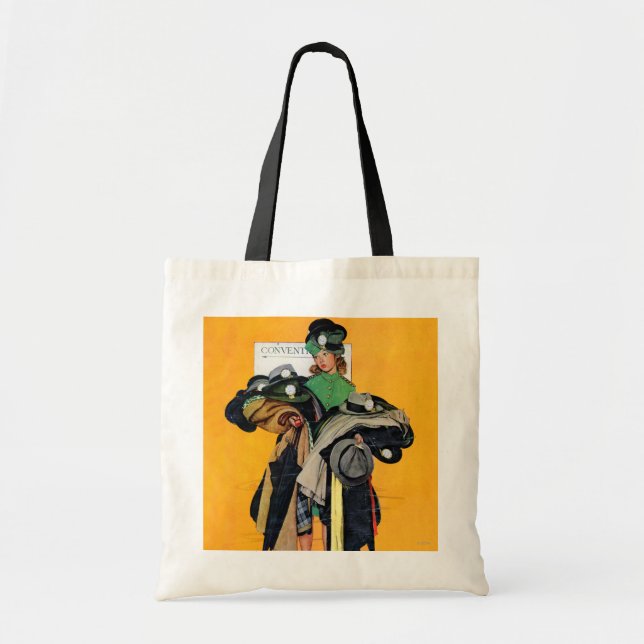 Bolso De Tela Chica Hatcheck (Frente)