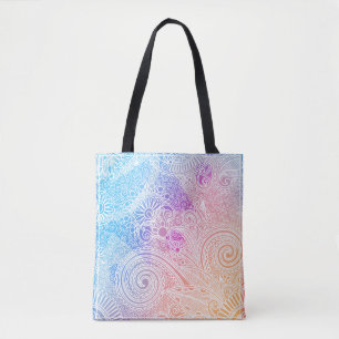 Bolso De Tela Chica índigo