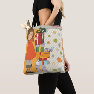 Bolso De Tela Chica joven Feliz cumpleaños
