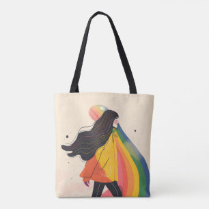 Bolso De Tela chica lgbt arcoiris, lesbiana gay, orgullo