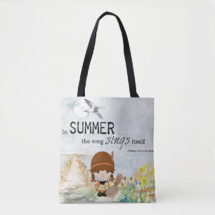Bolso De Tela Chica lindo Summer Tote Bag
