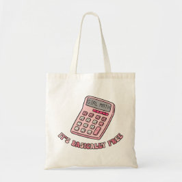 Bolso De Tela Chica matemática básicamente libre