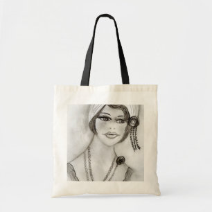 Bolso De Tela Chica moldeado de la aleta