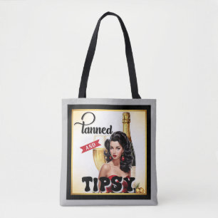Bolso De Tela Chica Monada Bronceada y Achispada