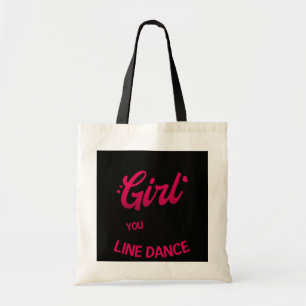 Bolso De Tela Chica Muestra Cómo Línea De Diseño De Baile