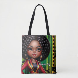 Bolso De Tela Chica negro afroamericano