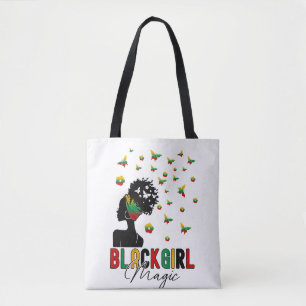 Bolso De Tela Chica negro mujer afroafricana mágica