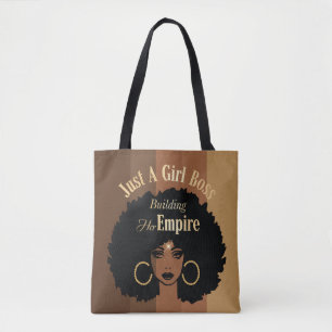 Bolso De Tela Chica negro Tote Bag