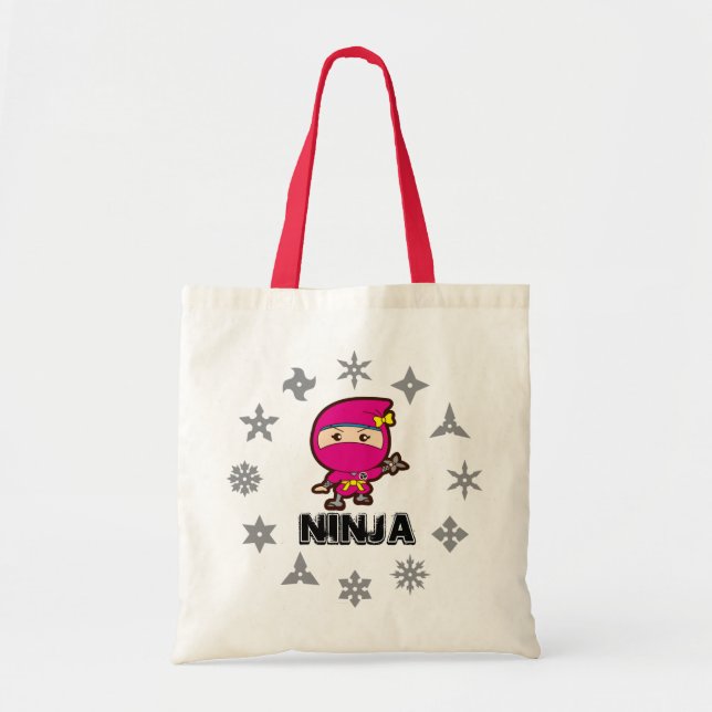 Bolso De Tela Chica Ninja (Frente)