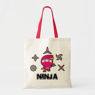 Bolso De Tela Chica Ninja
