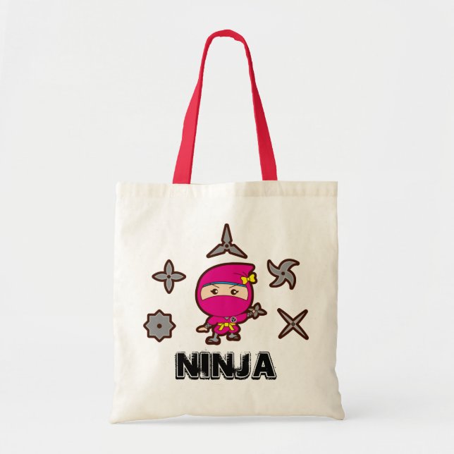 Bolso De Tela Chica Ninja (Frente)