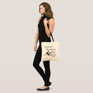 Bolso De Tela Chica obstinada y fuerte Jane Austen tote