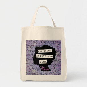 Bolso De Tela Chica obstinada y testaruda Orgullo y Prejuicio 