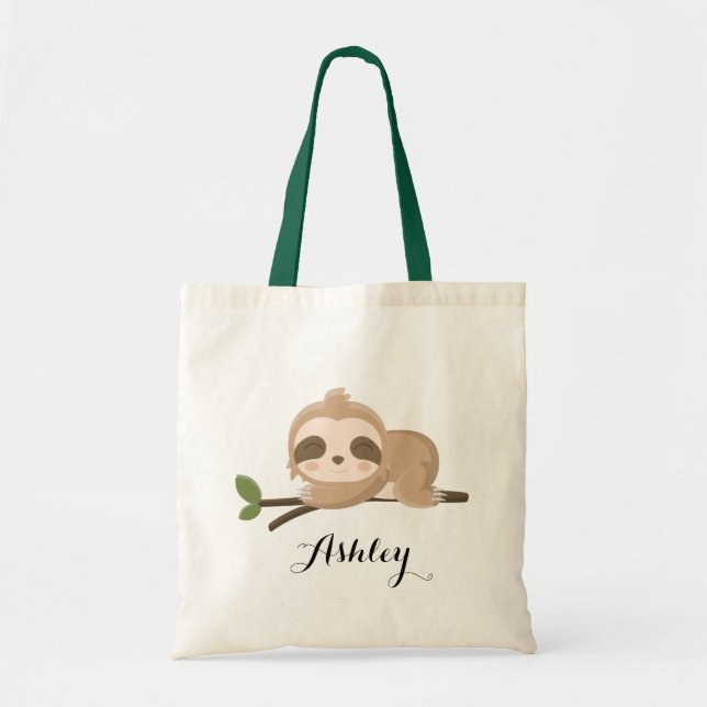 Bolso De Tela chica personalizado de ranura corta (Frente)