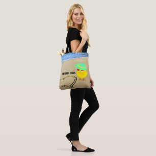 Bolso De Tela Chica retirada en la playa
