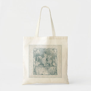 Bolso De Tela Chica Romántica Montando a Caballo Grandmillennial