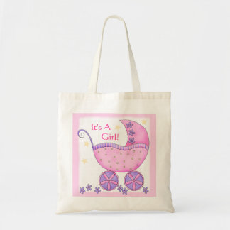 Bolso De Tela Chica Rosa Bebé Buggy Carriage Personalizado