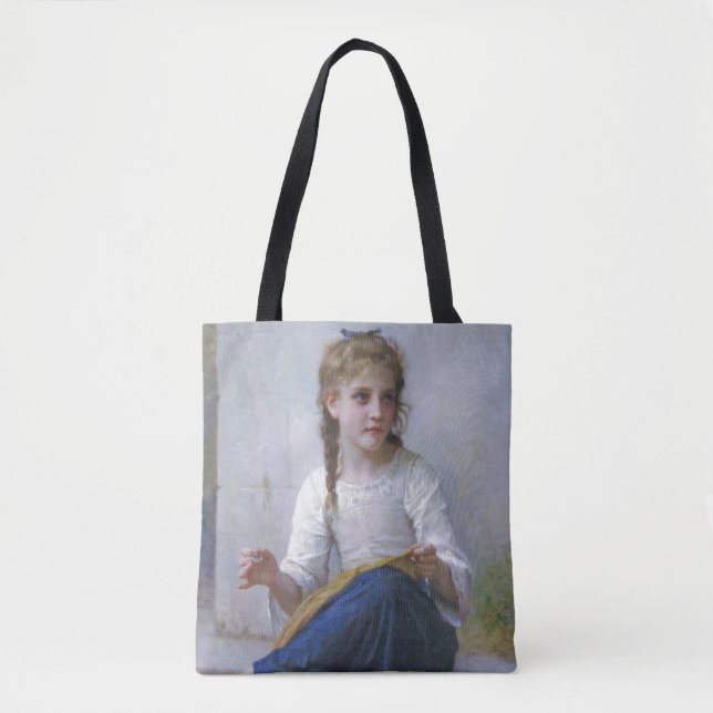 Bolso De Tela Chica Sew, Bouguereau (Anverso)