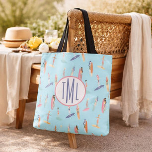 Bolso De Tela Chica Surfista Monograma