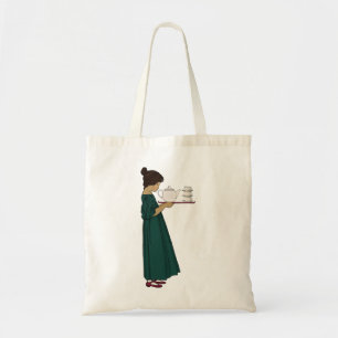 Bolso De Tela chica Totebag del té de los años 20
