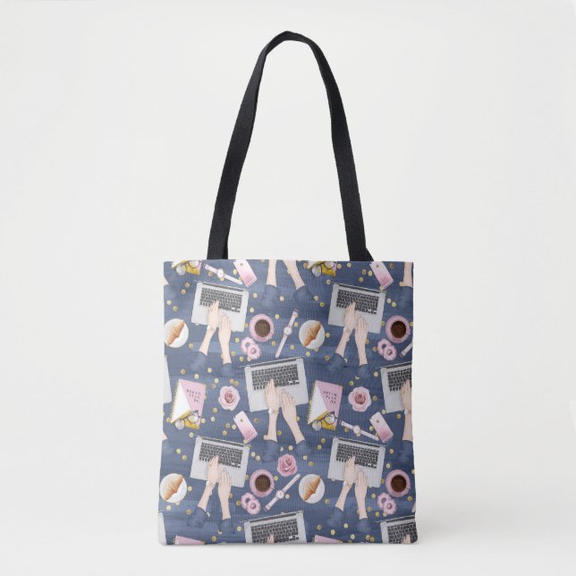Bolso De Tela Chica Trabajadora (Anverso)