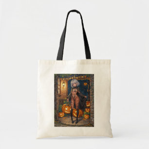 Bolso De Tela Chica valiente de Halloween Truco o trato Pintura