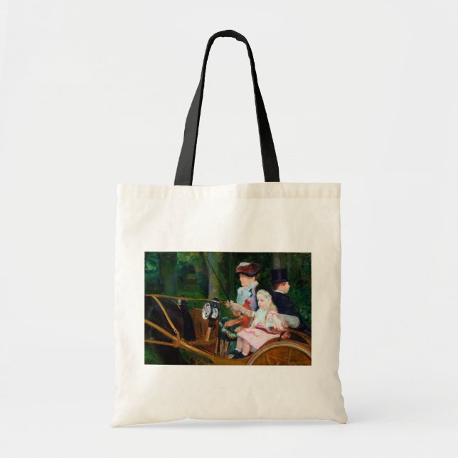 Bolso De Tela Chica viajando en carro, Mary Cassatt (Frente)