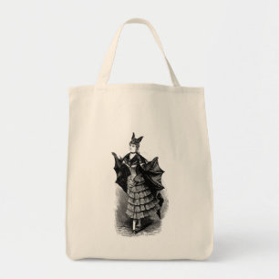 Bolso De Tela Chica victoriano con traje de murciélago I