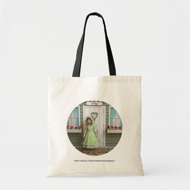 Bolso De Tela Chica Vintage (Frente)
