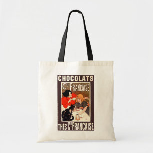 Bolso De Tela Chica y gato, afiche de época, Alexandre Steinlen