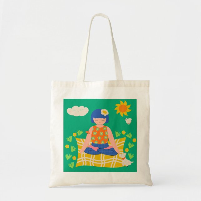 Bolso De Tela Chica Yogi (Frente)