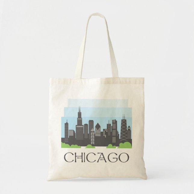 Bolso De Tela Chicago (Frente)