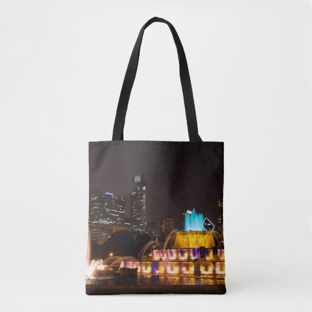Bolso De Tela Chicago Grant Park (Anverso)