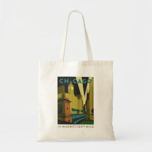 Bolso De Tela Chicago, IL - La Magnífica Milla