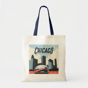 Bolso De Tela Chicago, Illinois Parque del Milenio