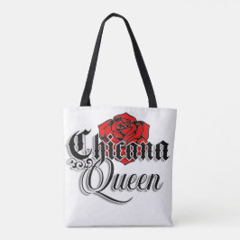Bolso De Tela Chicana queen shopping tote bag