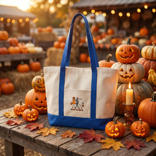 Bolso De Tela Chicas adorables de Halloween Esqueleto Fantasma C