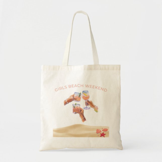 Bolso De Tela Chicas Beach Weekend Tote Bag (Frente)