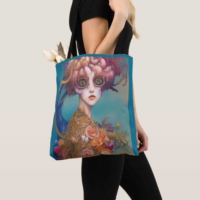 Bolso De Tela Chicas caprichosos enfrentan a la bruja mágica de  (Detalle)