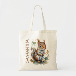 Bolso De Tela Chicas Cute la Arena de ardilla Agua Arte Personal