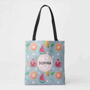 Bolso De Tela Chicas Cute Trópico Patrón De Fruta Veraniega Niño