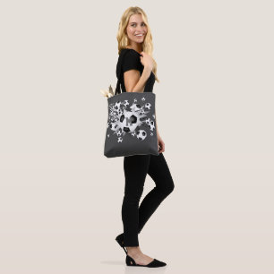 Bolso De Tela chicas de baloncesto de fútbol monogramados deport