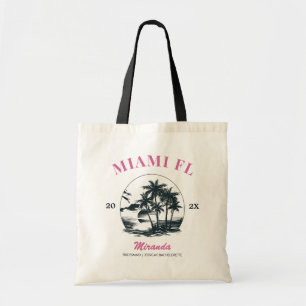 Bolso De Tela Chicas de Beach Bachelorette Party Personalizado d